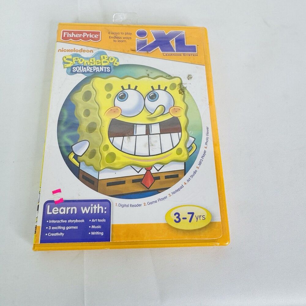SpongeBob‎ SquarePants Game Fisher Price iXL  Learning System